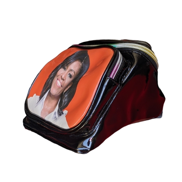 Michelle Obama First Lady Photo Purse Adjustable Multi Pocket Fanny Pack NWT - Picture 4 of 11